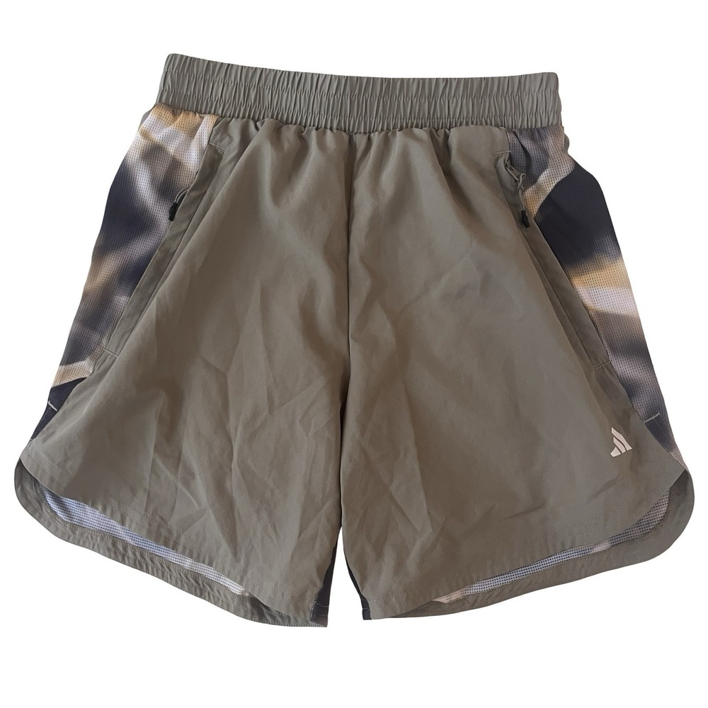 Adidas‎ Men's Size S 7" Athletic Shorts Aeroready Green Smoke Modern Drawstring